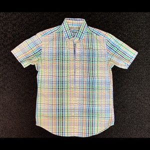 Seersucker Short Sleeve Button Down